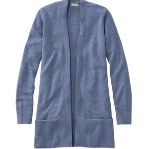 Teal LL Bean Cashmere Cardigan - SHRUNK, perfect for petite buyers!!